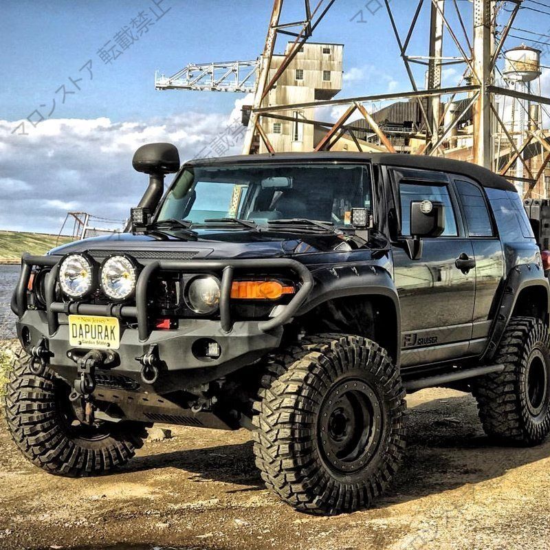 ● ●|トヨタFJクルーザー改造フロントバンパー FJクルーザー用オフロードスポーツスタイルフロントバンパー