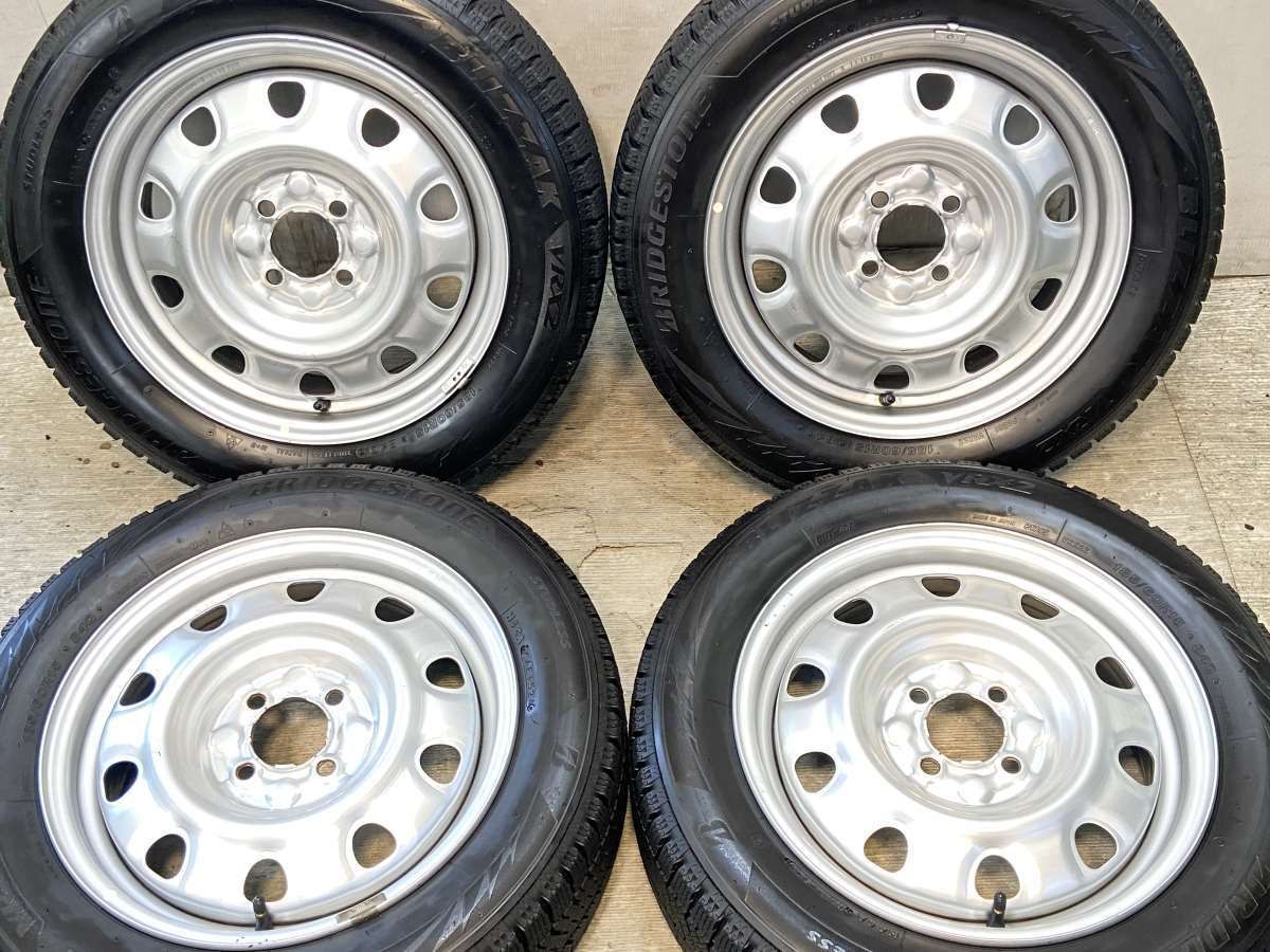 185/60R15 ブリヂストン ブリザック VRX2 15x5.5 100-4穴 中古