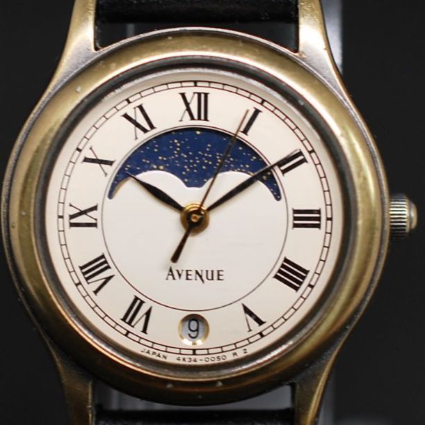 266 【美品 新品電池】 VINTAGE SEIKO セイコー 4K34-0040 Avenue