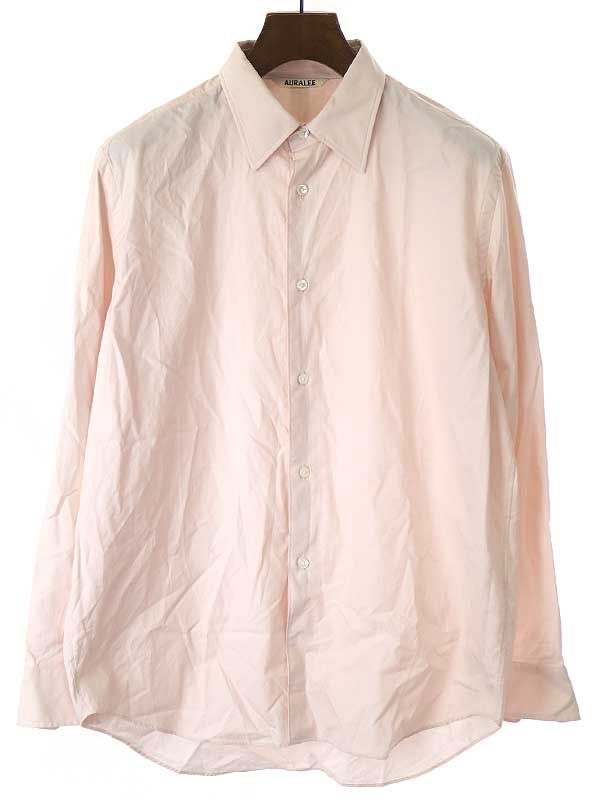 AURALEE オーラリー 23AW WASHED FINX TWILL SHIRT シャツ