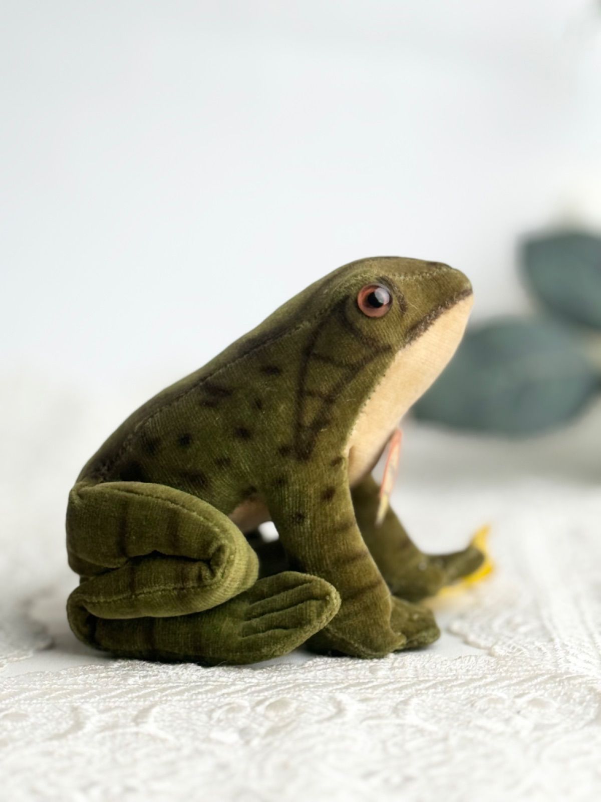 Steiff - シュタイフ★Frog Froggy 8cm★カエルのフロッギー/ベルベットの蛙 シュタイフ☆Frog Froggy 8cm☆カエルのフロッギー/ベルベットの蛙