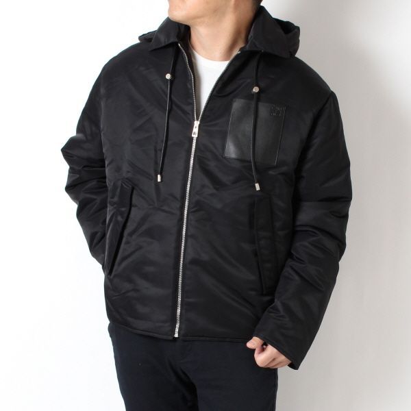 25SSモデル ロエベ LOEWE HOODED JACKET パデット フーデッド