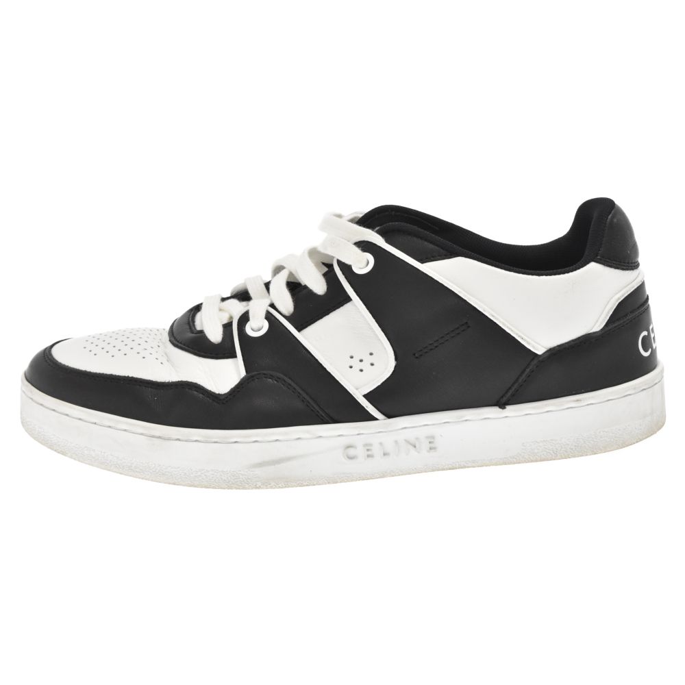 CELINE (セリーヌ) ロゴレースアップローカットスニーカー CT-04