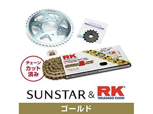 サンスター チェーン＆スプロケット 3点セット ホンダ CB400SS SUNSTAR HONDA バイク ドライブチェーン ゴールド SUNSTAR サンスター チェーン＆スプロケット 3点セット XR250 BAJA