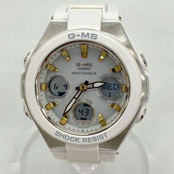CASIO カシオ BABY-G ベビージー 腕時計 G-MS MSG-W100-7A2JF デジアナ 電波時計 ソーラー充電 10気圧防水 レディース 服飾 DF15905