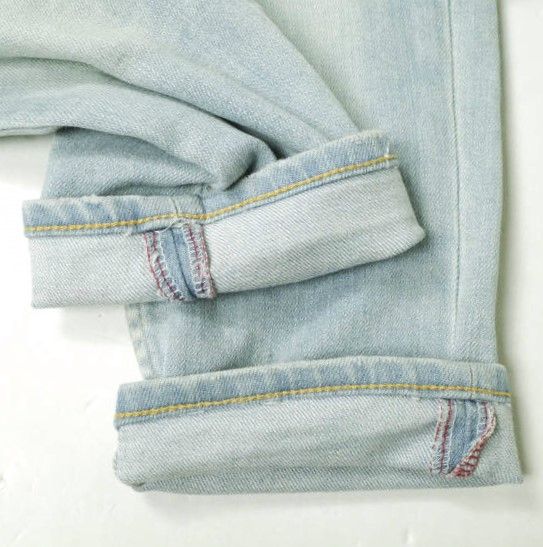 e JEANS イージーンズ 日本製 岡山児島 ダメージ＆リペア加工 スキニーデニムパンツ 171206301 0 Indigo ボタンフライ ジーンズ ボトムス【中古】【e JEANS】 e JEANS イージーンズ 日本製 岡山児島 ダメージ＆リペア加工 スキニー