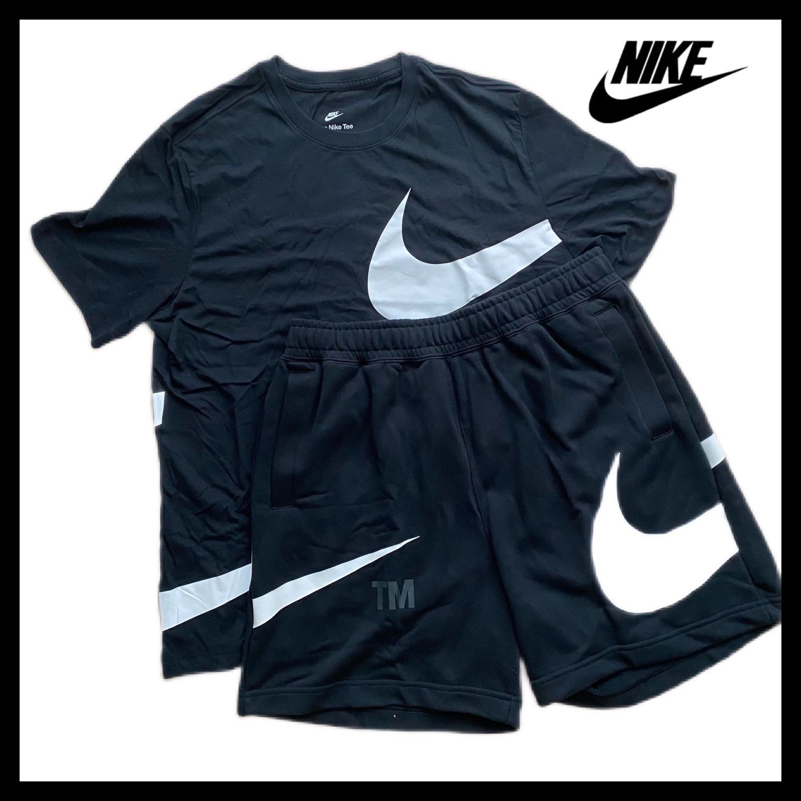 新品】NIKE ナイキ ビッグスウッシュ Tシャツ ハーフパンツ 上下セット