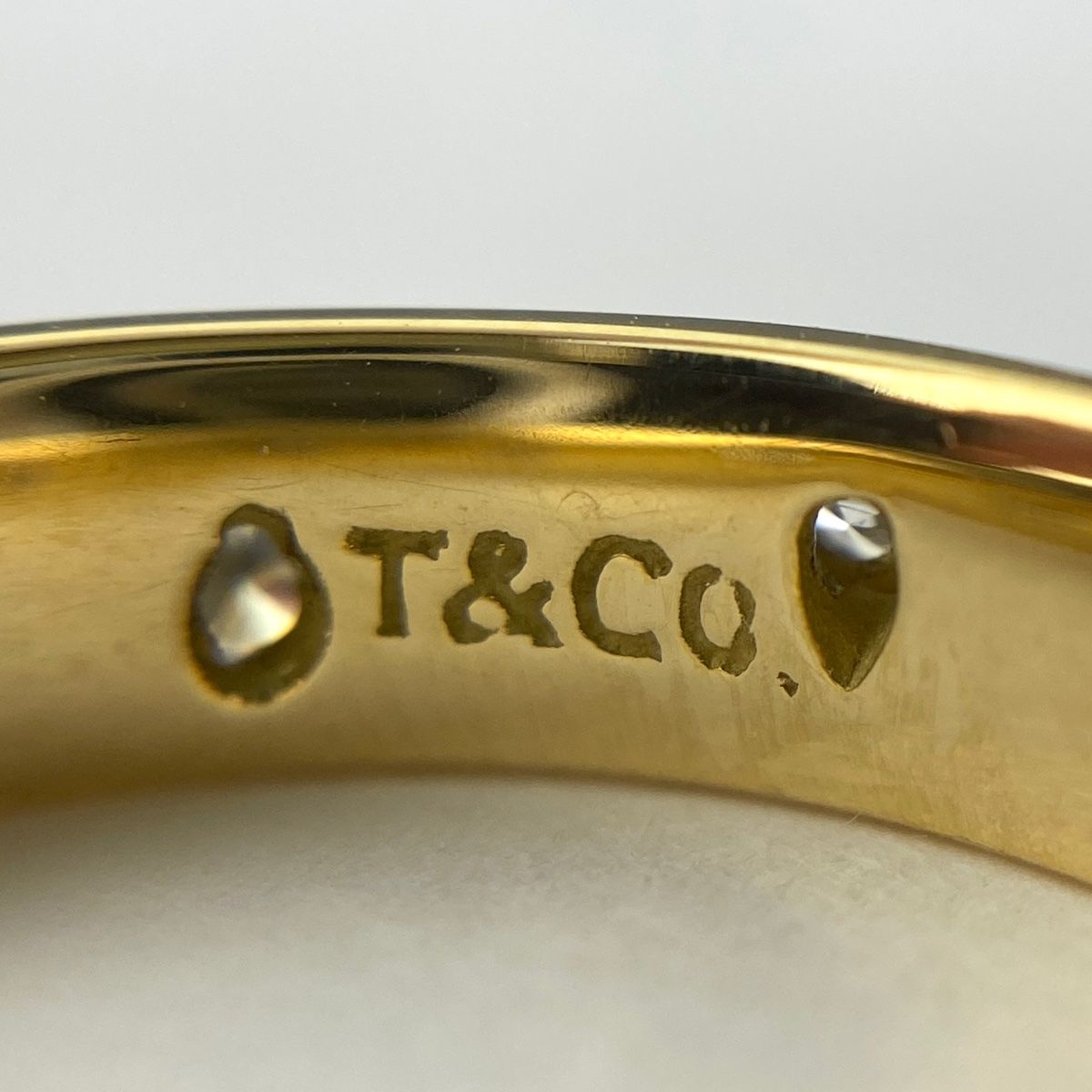 ティファニー TIFFANY&Co. ドッツ リング YG イエローゴールド  