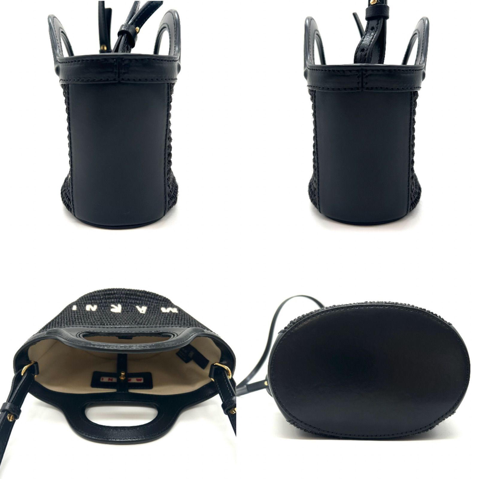マルニ トロピカリアスモール ブラック MARNI（マルニ）の「TROPICALIA SMALL BAG/ トロピカリア