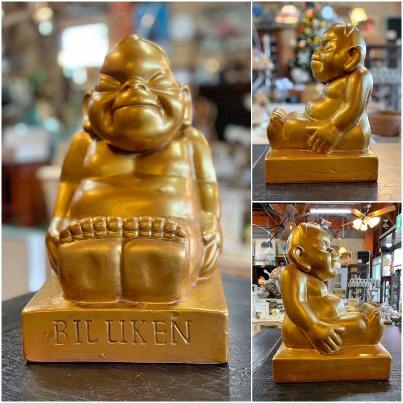 ビリケンさん 置物 高さ約30cm 金運 開運 商売繁盛 BILLIKEN ゴールド