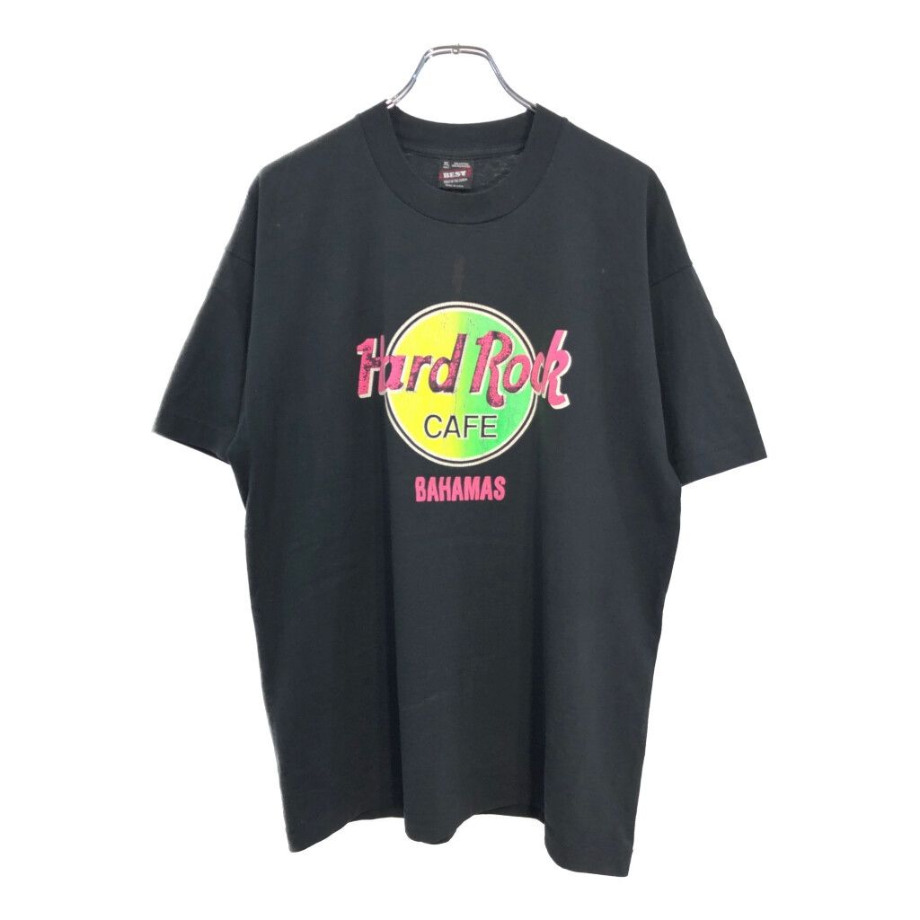 90年代 Hard Rock Cafe ハードロックカフェ 半袖Ｔシャツ ブラック メンズ XL 古着 U2460