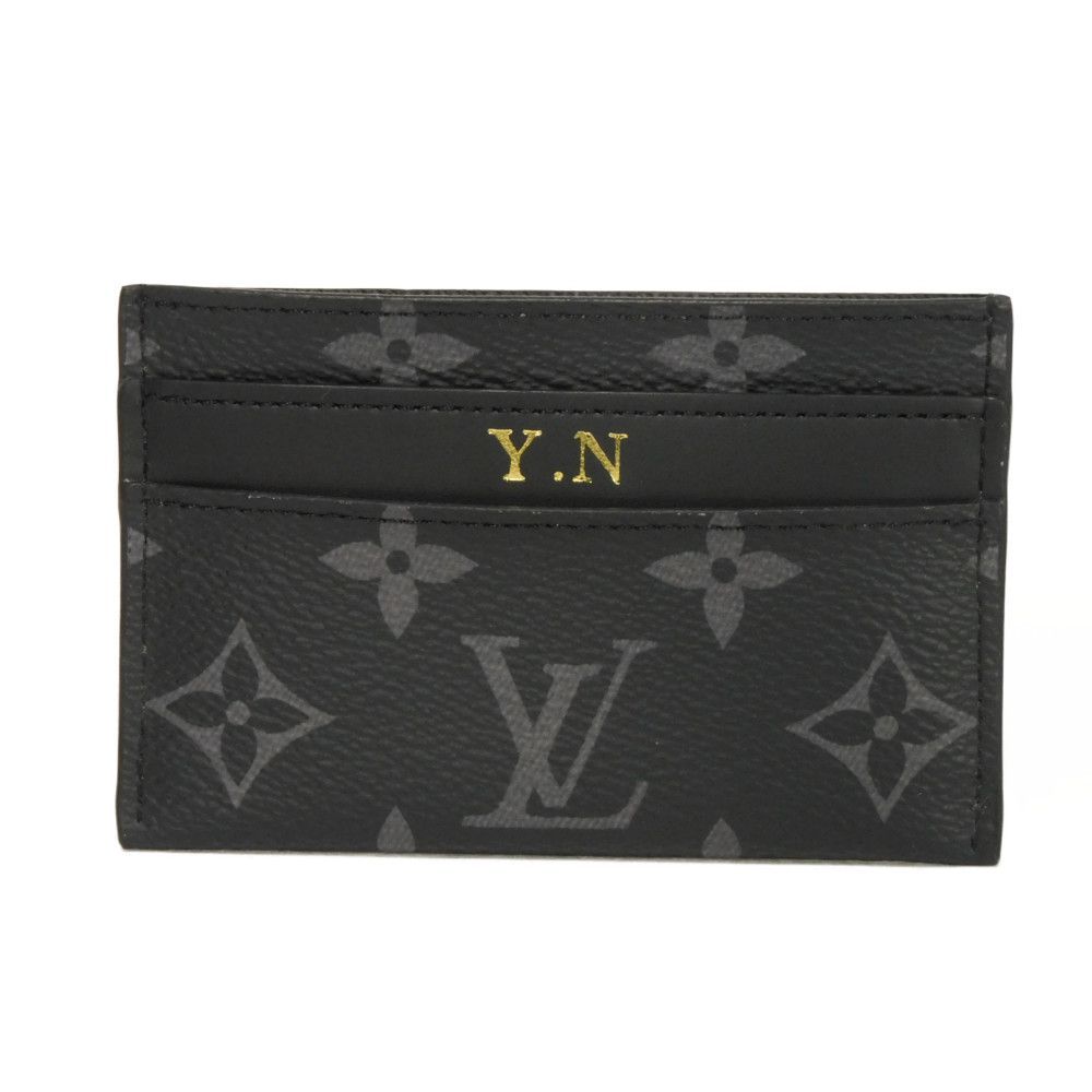 LOUIS VUITTON ルイ・ヴィトン ポルト カルト ダブル LVロゴ