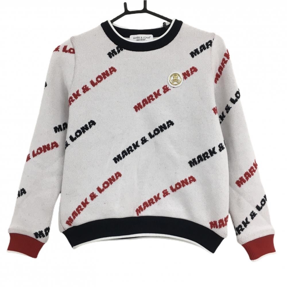 mark&lona マークアンドロナ　ゴルフウェア　レディース　セーター MARK&LONA マークアンドロナ ゴルフ ニット レディース ロゴ カモフラ