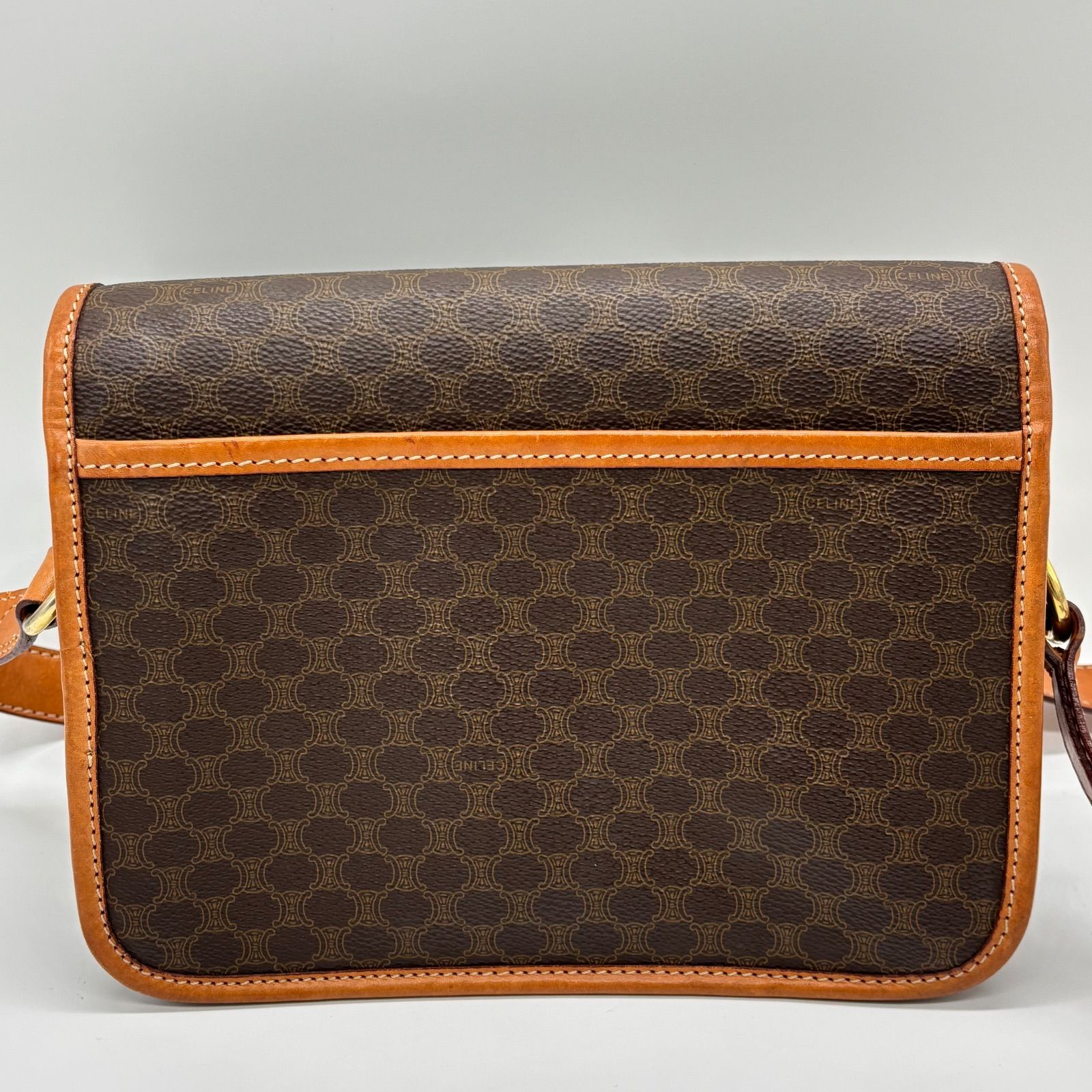 CELINE セリーヌ ヴィンテージ マカダム ショルダーバッグ DM93 極美品】CELINE セリーヌ ショルダー ヴィンテージ マカダム