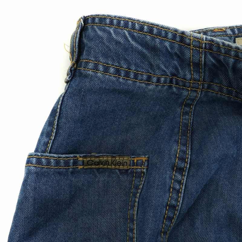 カルバンクラインスポーツ Calvin Klein SPORT デニムラップスカート 