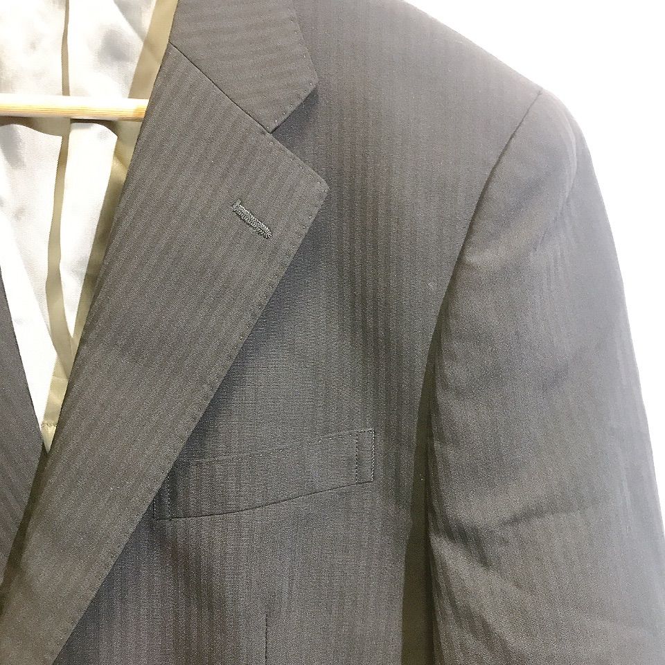dunhill ダンヒル オーダーメイド ストライプ セットアップ スーツ dunhill ダンヒル スーツ上下 セットアップ 薄ストライプ
