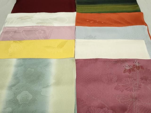 平和屋着物 和装小物 帯揚げ10枚セット 正絹 DAAV8205by