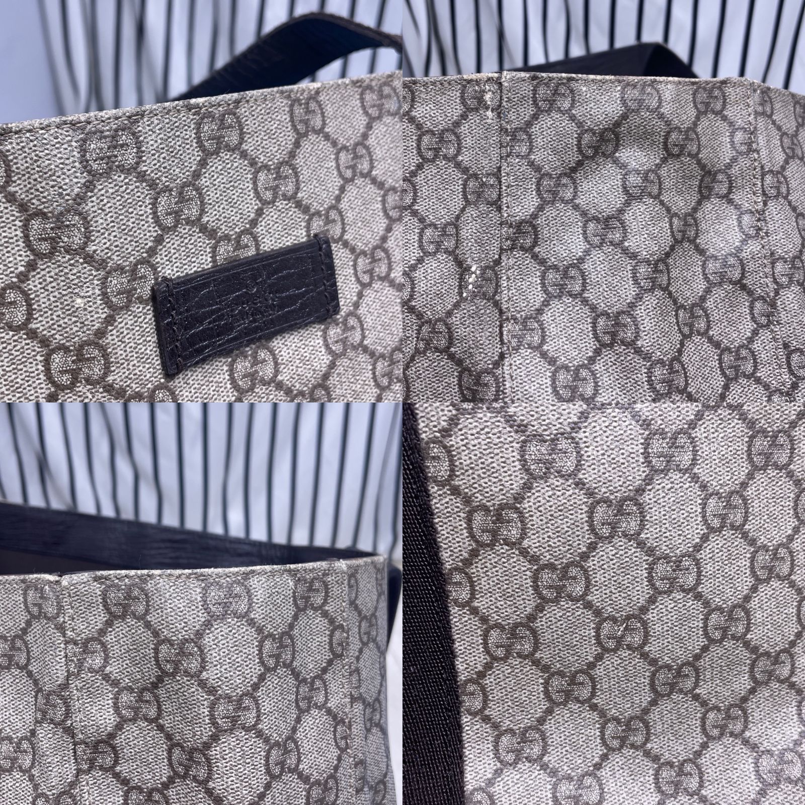 格安】GUCCI×グッチ A4収納可能PVCトートバッグ - メルカリ