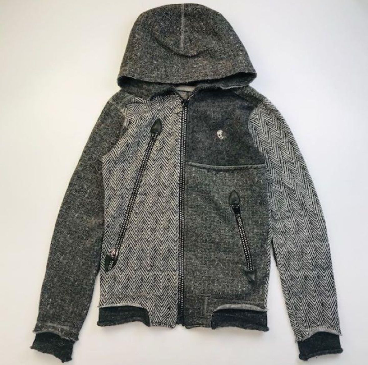 美品☆FranCisT MOR.K.S・フランシストモークス メンズ 素材切替し 