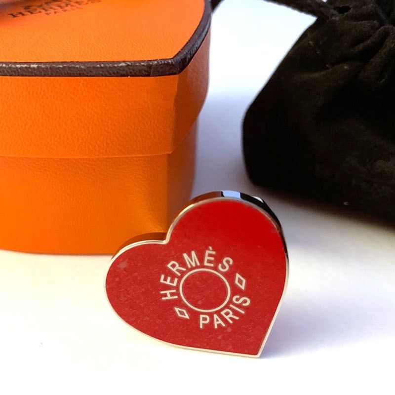 HERMES 新品未使用 限定Box ハートスカーフリング - メルカリ