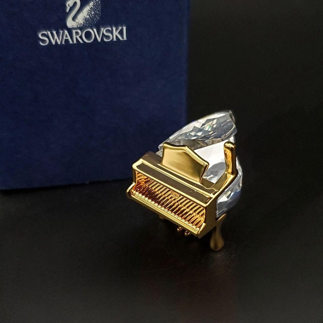 美品 SWAROVSKI スワロフスキー クリスタル 置物 グランドピアノ 箱付 SWAROVSKI スワロフスキー グランドピアノ クリスタル 置物 インテリア