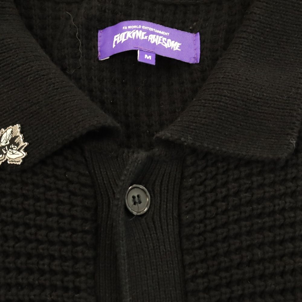 FUCKING AWESOME LIBRARY SWEATER ブラック Fucking Awesome Liberty Sweater - Black – Goodhood