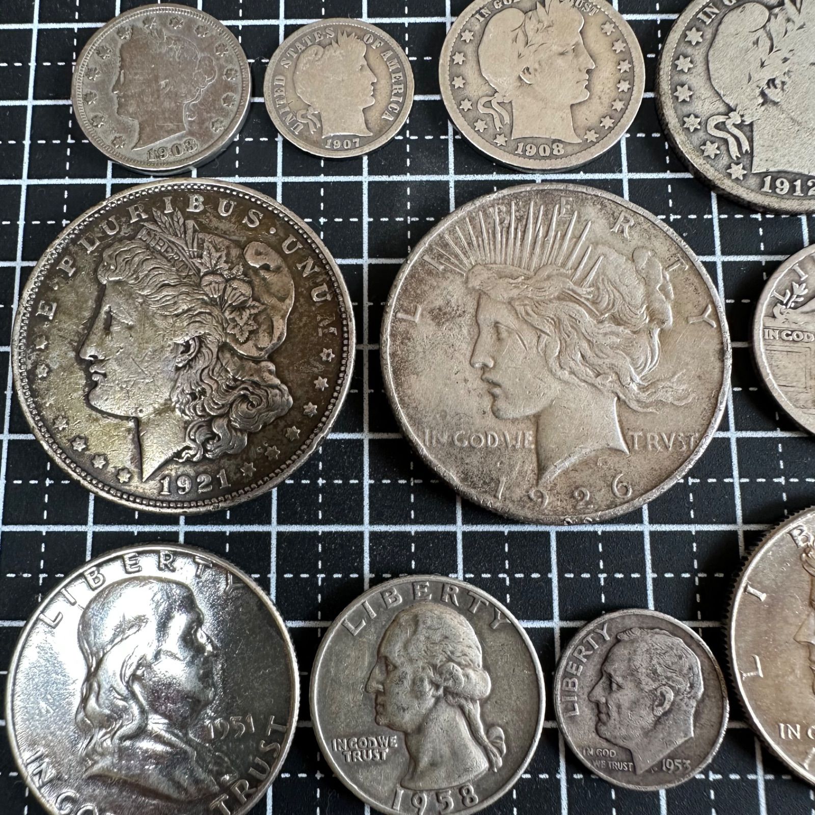 アメリカ銀貨　まとめ アメリカ銀貨まとめ 1890年代～1960年代 モルガン・ピース