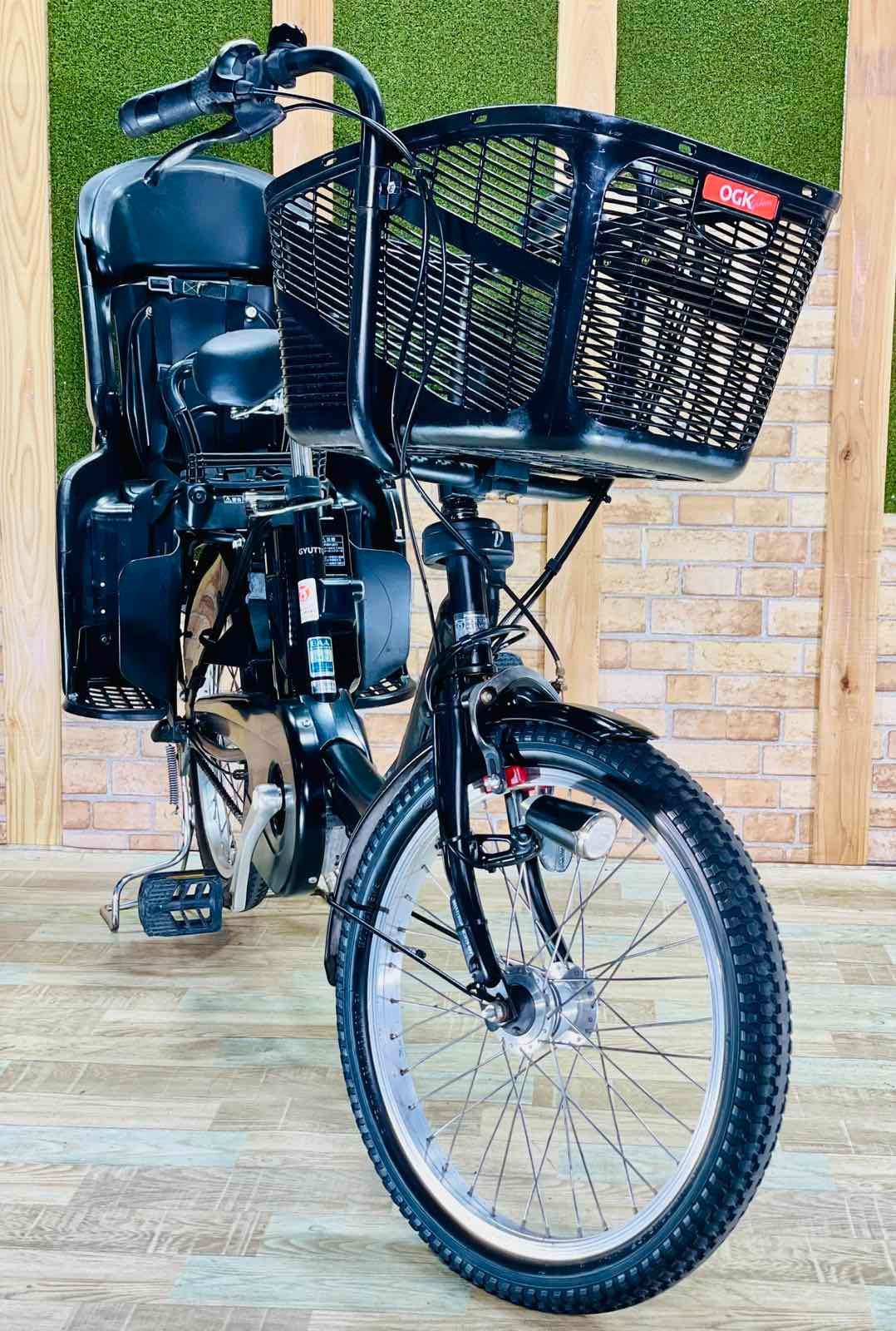 超 モデル ピュアマットブラック パナソニック ギュット 超破格 子供乗せ 電動アシスト自転車 完成車 H2578 BRIGHTFACE_UK