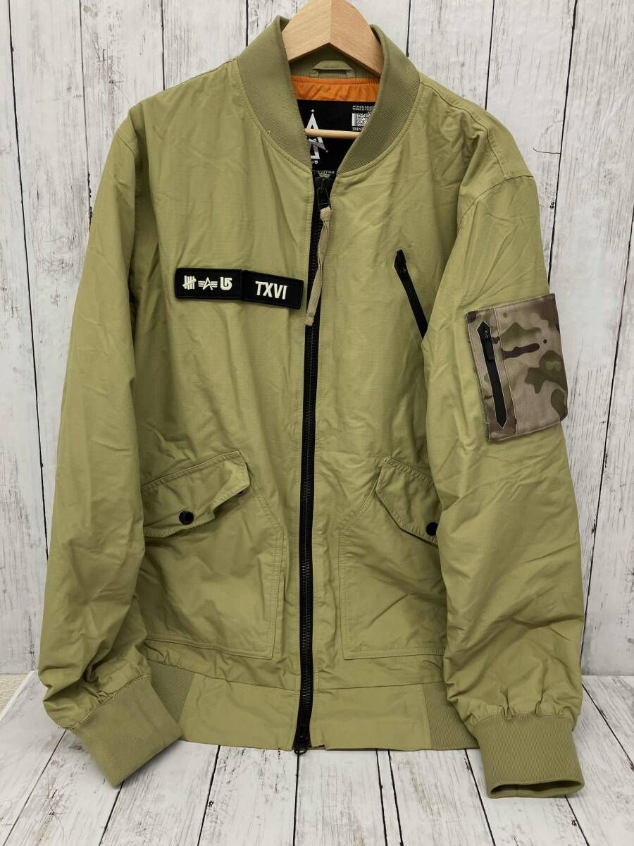 BURTON x Alpha undefeated MA-1 ブルゾン カーキ バートン アルファ x