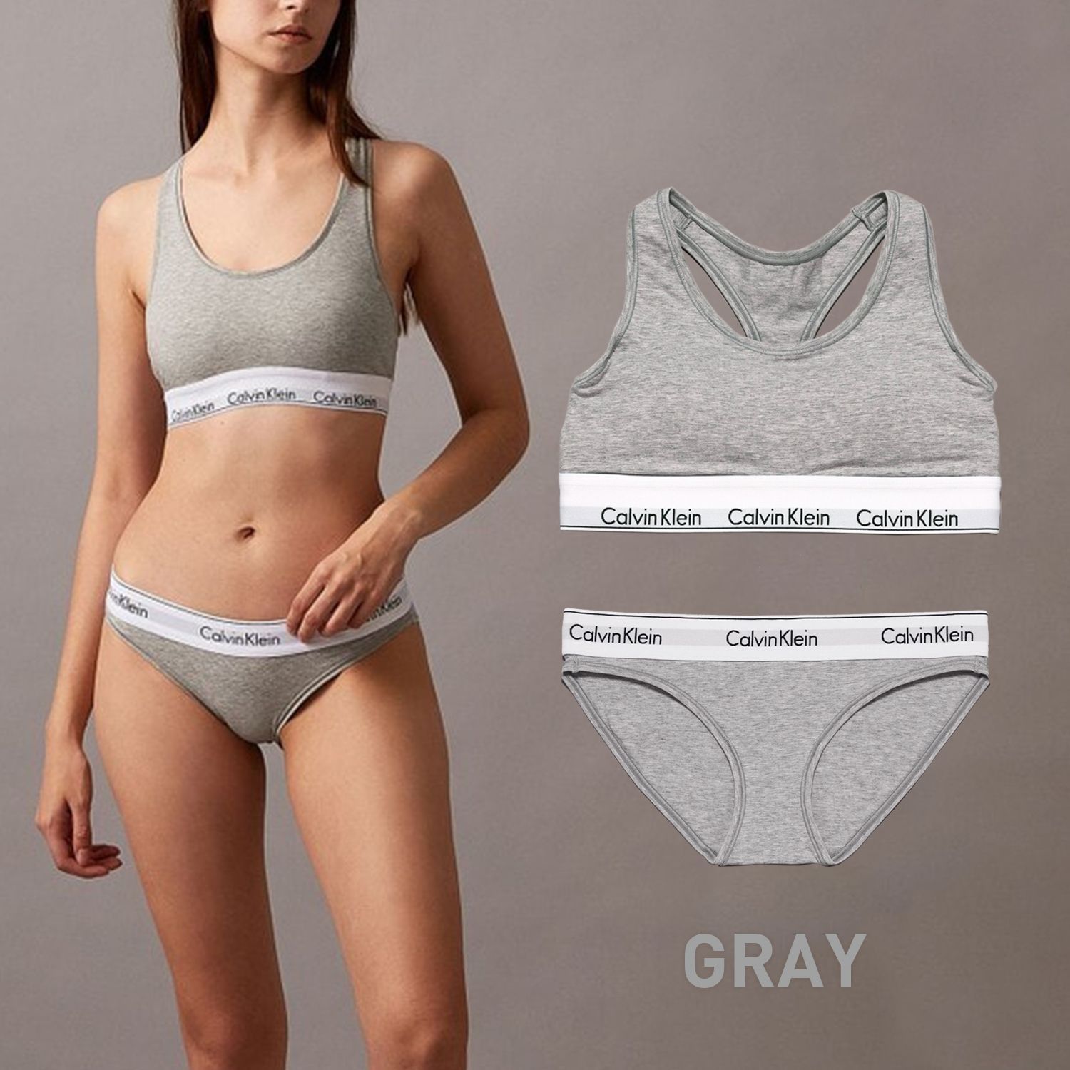 正規品】Calvin Klein カルバンクライン スポーツブラ＆ショーツ
