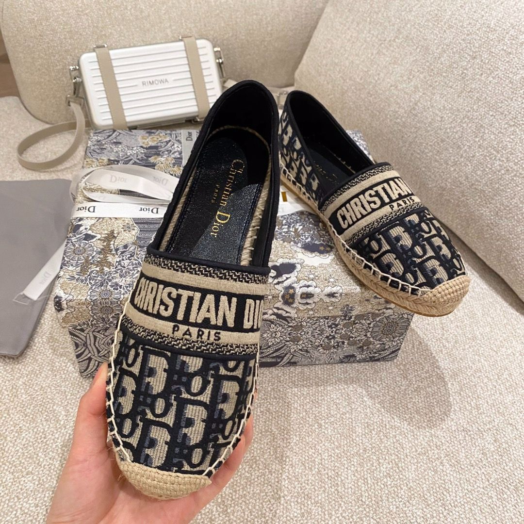Christian Dior エスパドリーユ 易しい Christian Dior エスパドリーユ 易しい