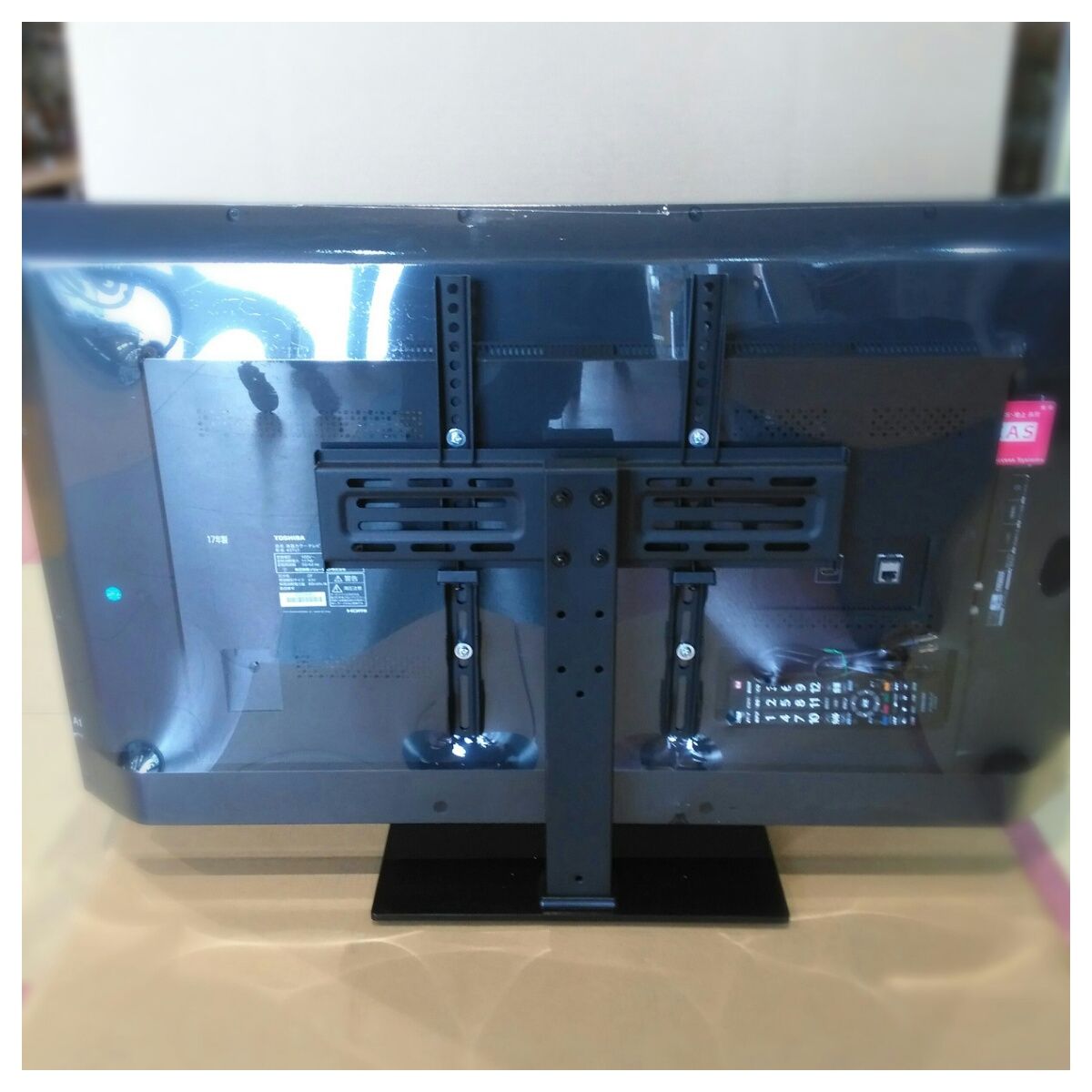 動作確認済】【中古】スタンド非純正 本体・リモコンのみ 東芝 43型 4K 