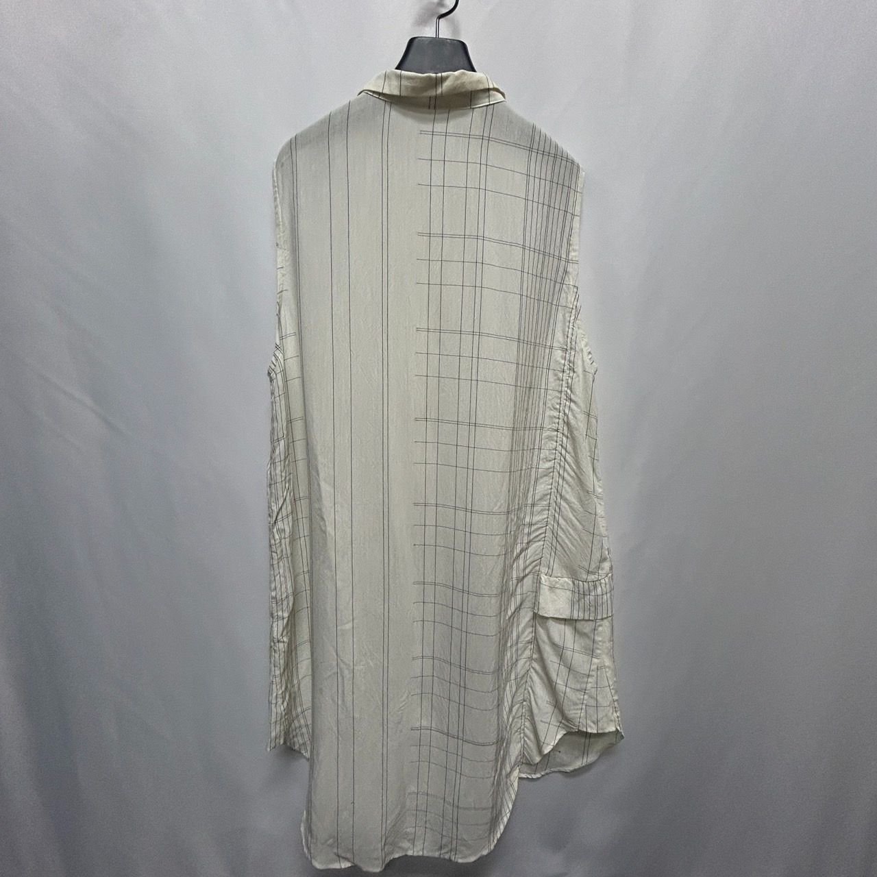 芽風【38】ホワイト ノースリーブワンピース 日本製