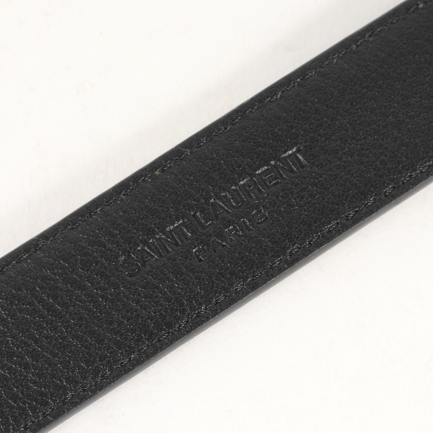 美品 SAINT LAURENT PARIS サンローラン パリ カサンドラ ロゴ