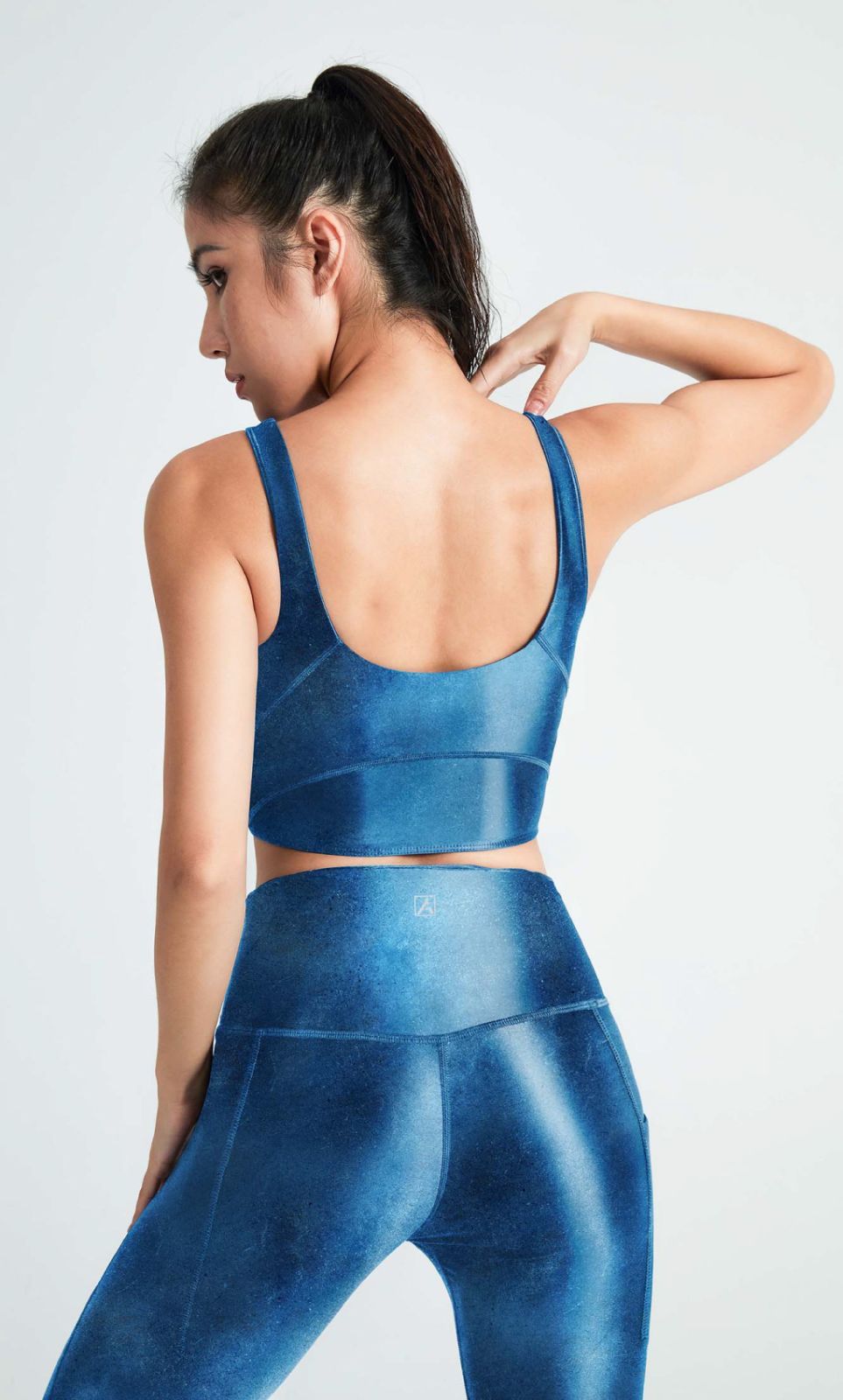 AMORESY ブルー Mサイズ Amoresy コズミックブルーシリーズ 全身タイツ