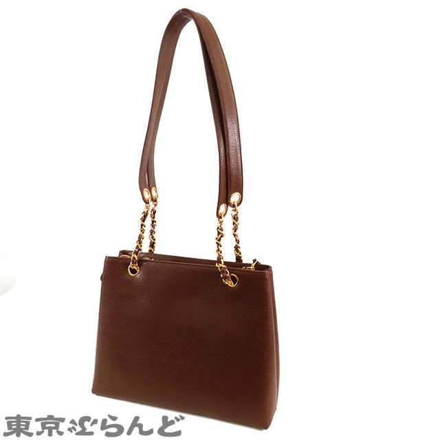 シャネル CHANEL ココマーク チェーントートバッグ 3番台 A05572