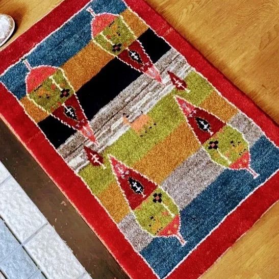 ギャッベ ペルシャ ギャベ 手織り 玄関マット ペルシャ絨毯 手織り絨毯