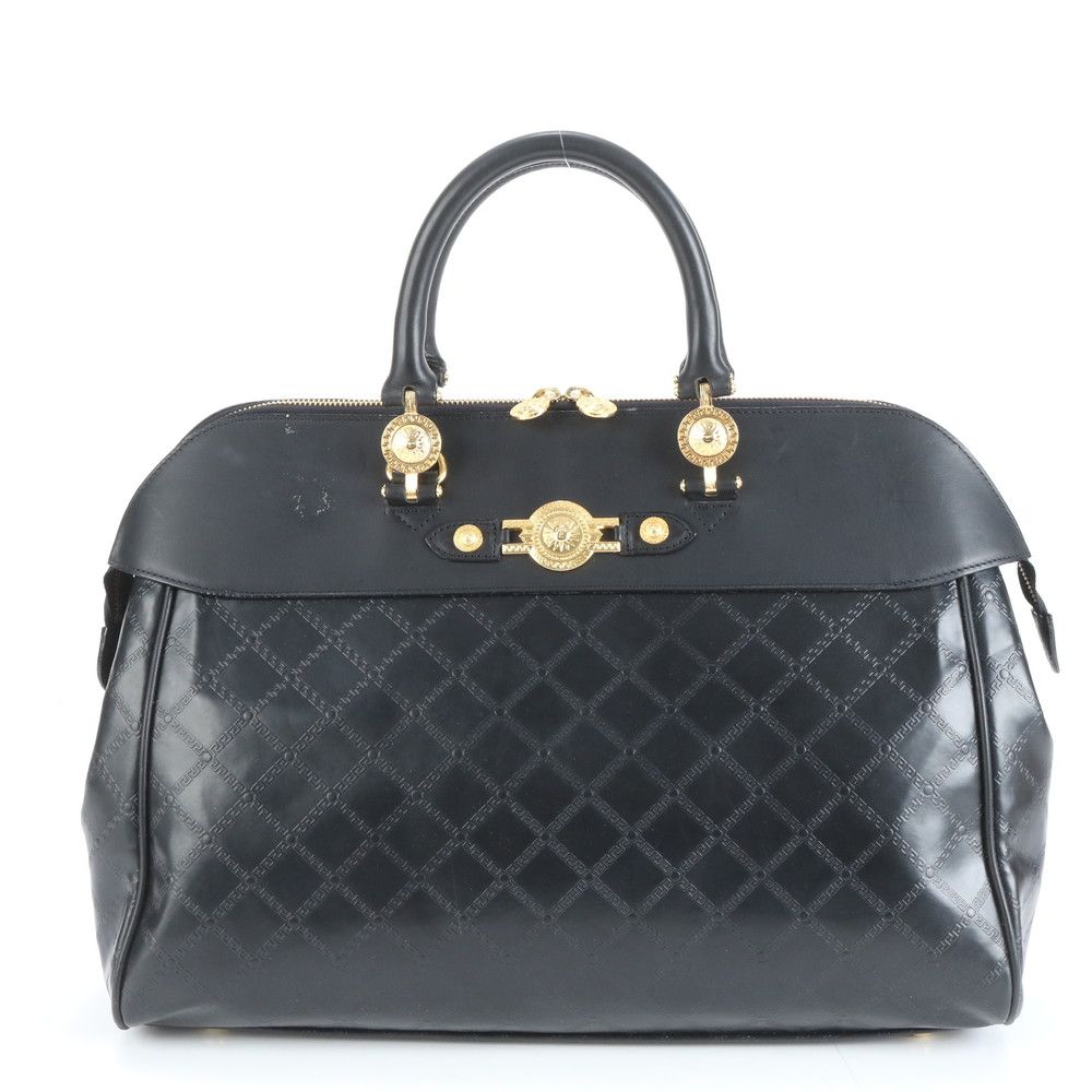 美品】フェリージP4ラゲージ2wayボストンバッグ大容量赤南京錠 【美品