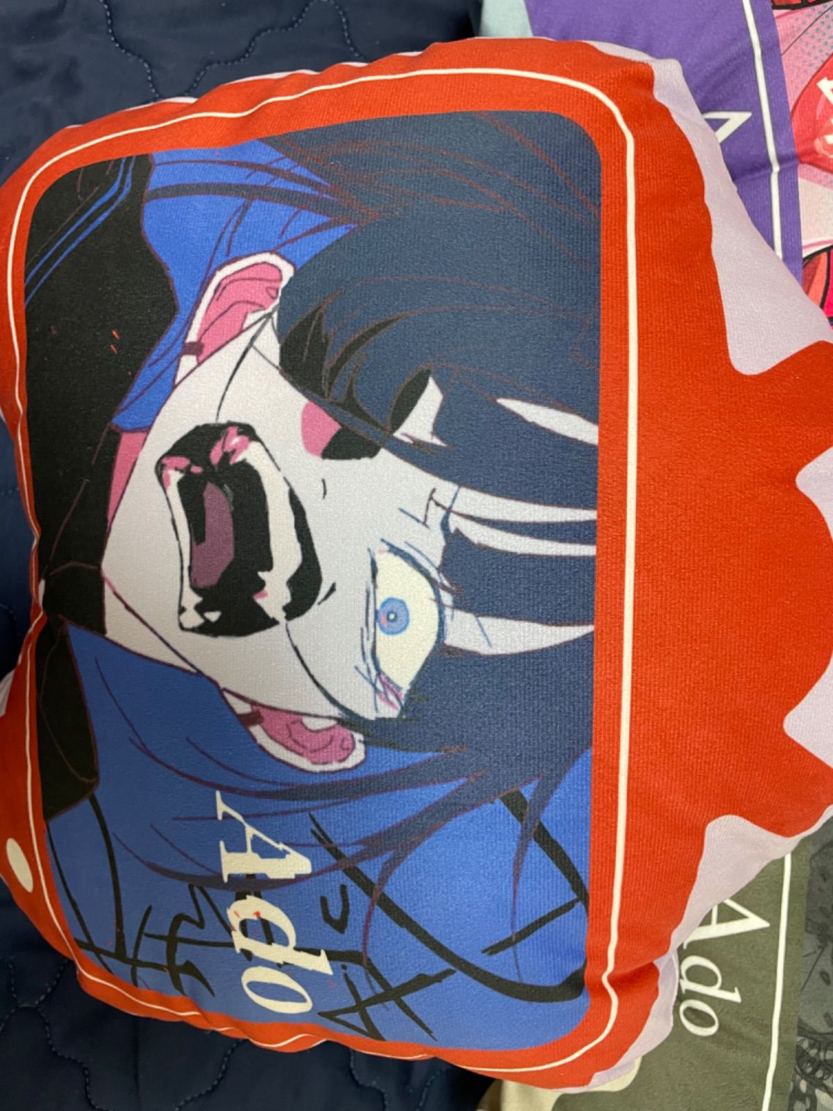 Adoしまむらコラボクッション ado テレビ型 クッション しまむら 3種セット うっせぇわ グッズ