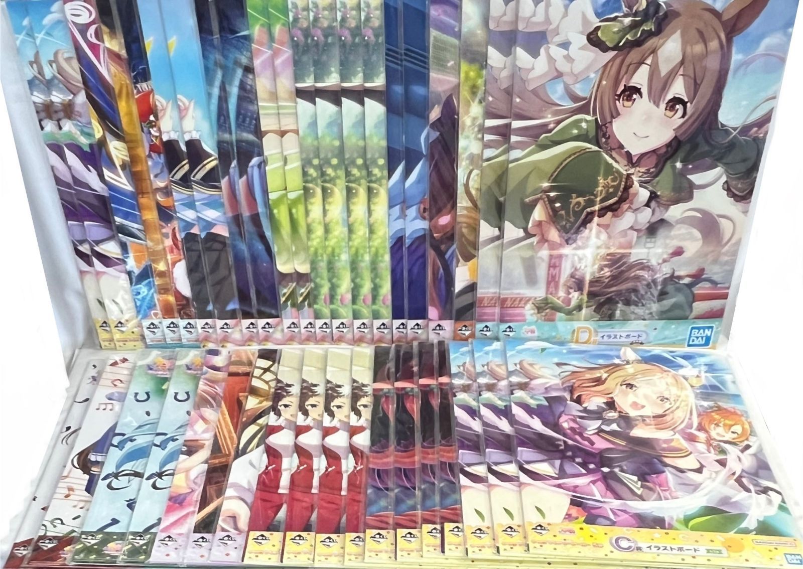 一番くじ ウマ娘 プリティーダービー イラストボード 19種 まとめ売り 未開封 一番くじ ウマ娘 プリティーダービー イラストボード 19