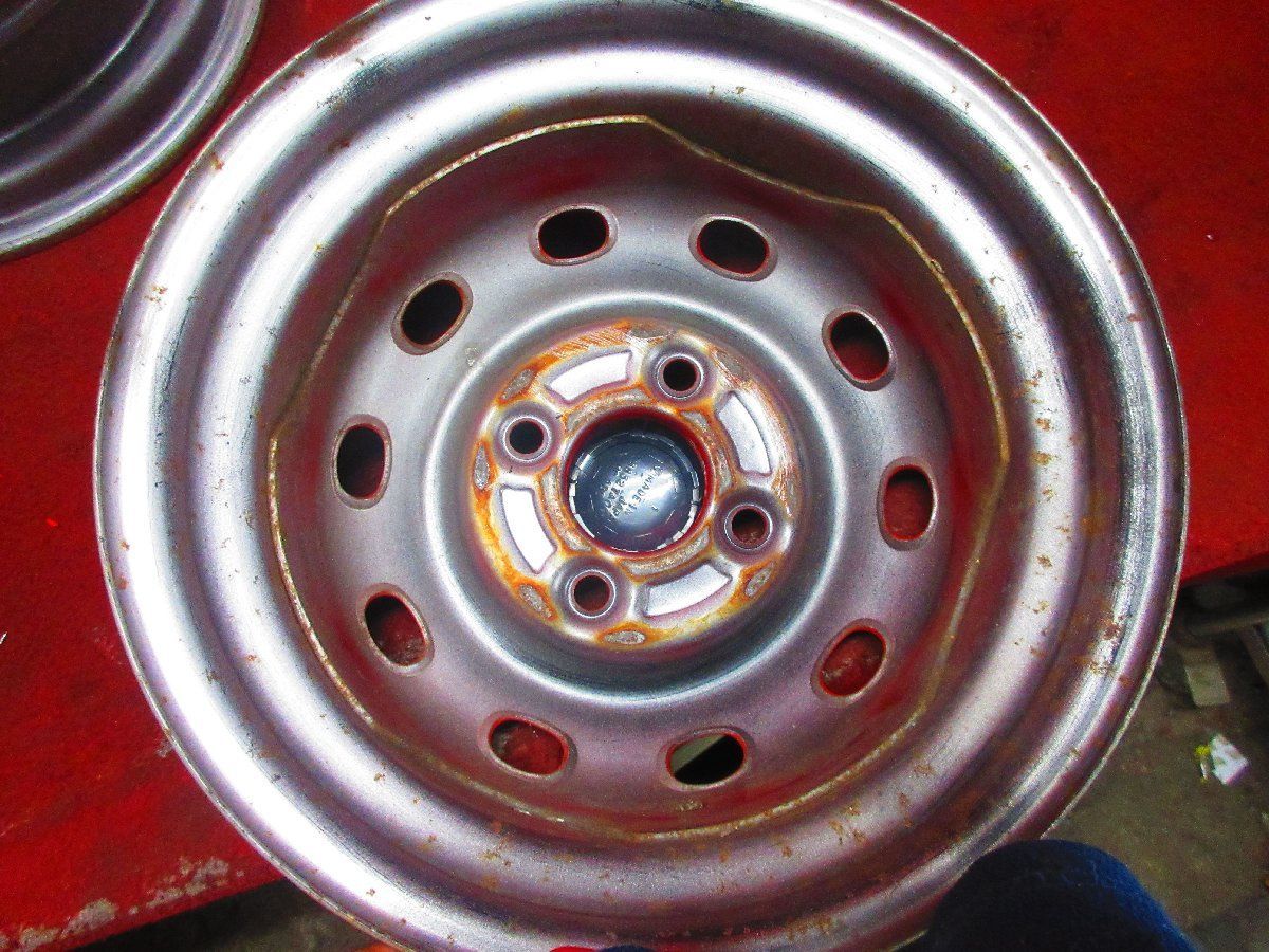 激安で高品質＆送料無料！ スチール ホイール 4本 スバル SUBARU サンバー 純正 12×4.00B 4穴 PCD 100 45 ハブ径 59 プレオ サンバー レックス◆51955H