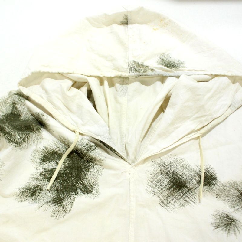 60s vintage 東ドイツ軍 スノーカモ スノーパーカー ポンチョ 