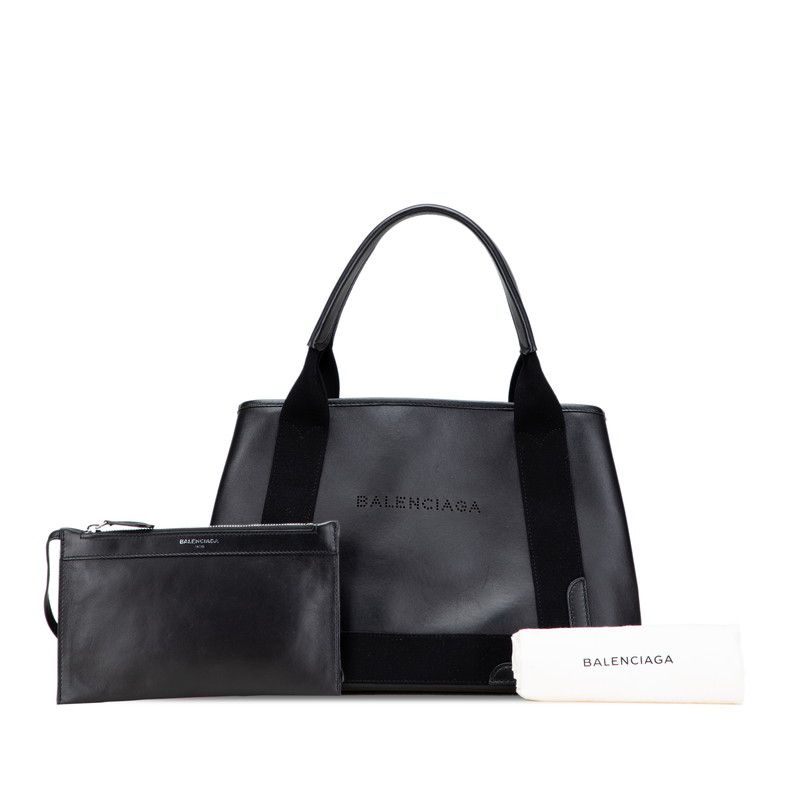 BALENCIAGA ブラック ネイビーカバスS BALENCIAGA バレンシアガ バッグ ネイビーカバス NAVY CABAS S