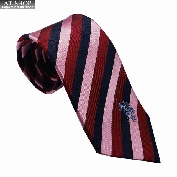 ポロ ネクタイ U.S. POLO ASSN 先幅:約8cm ストライプ柄 メンズ