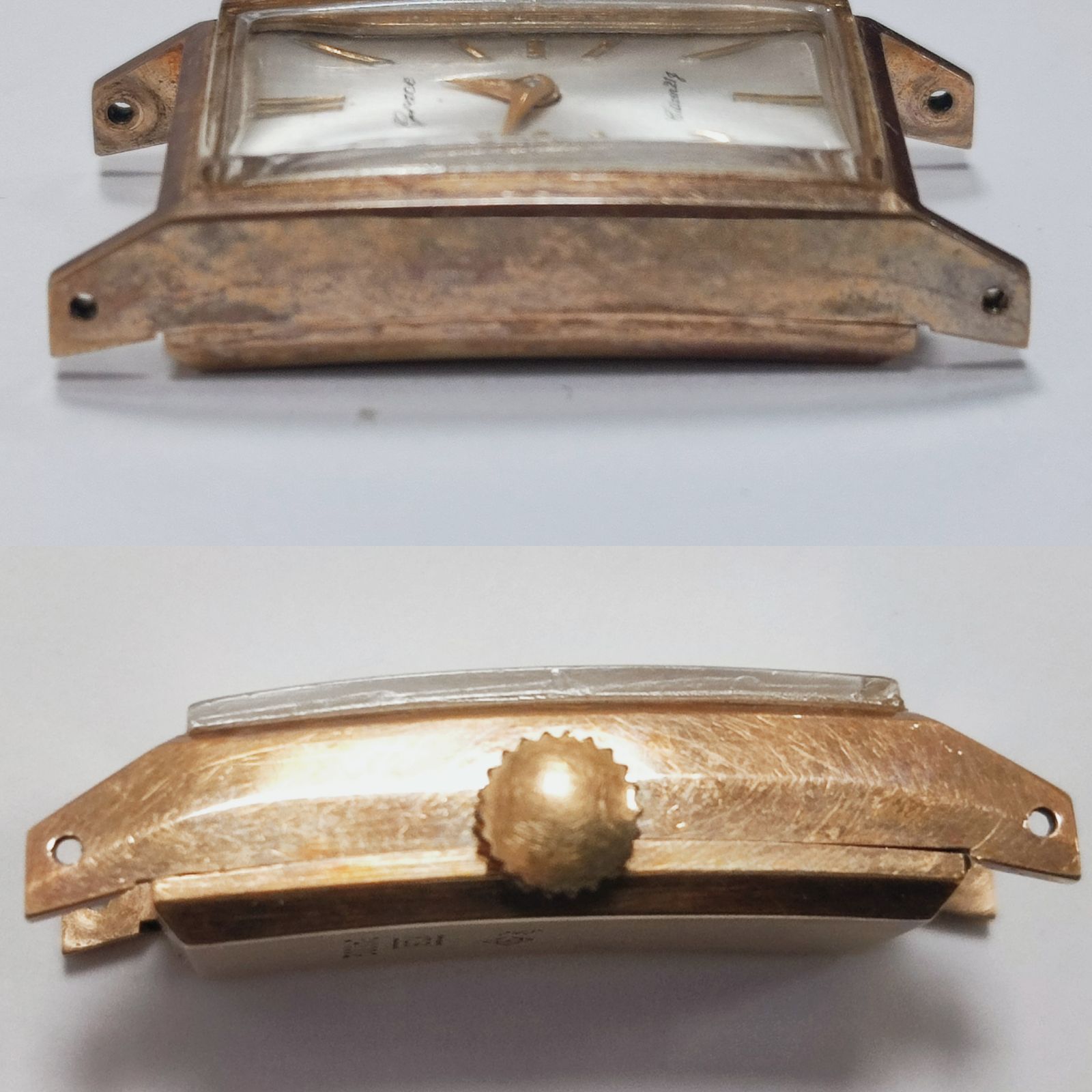 シチズン CITIZEN grace 21g K18 レディース 手巻腕時計 稼働品