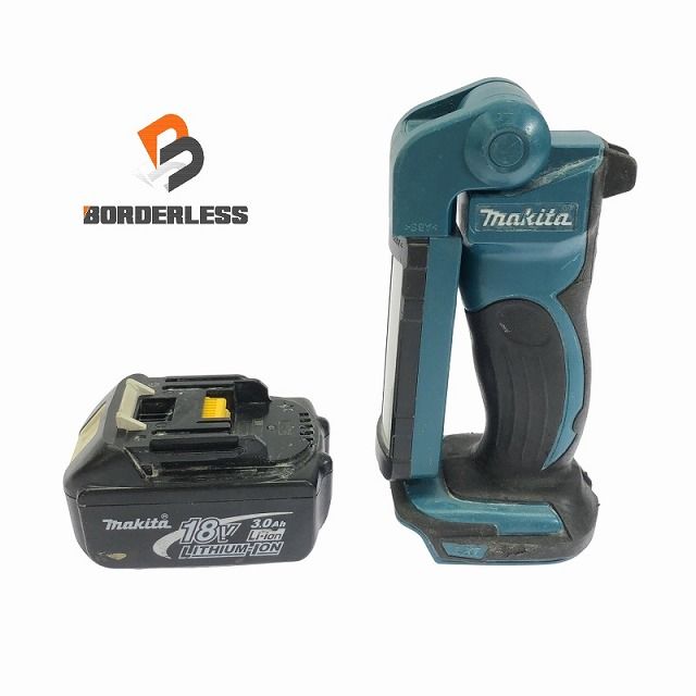 makita マキタ 14.4V|18V 充電式LEDワークライト ML801 バッテリ1個 18V3.0Ah 付 コードレス 現場ライト 作業ライト 108209