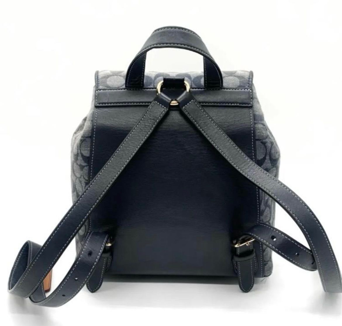 未使用♡COACH コーチ　クリオ　リュック　レザー　デニム　シグネチャー 極美品<!-利用不可文字-!>COACH コーチ リュック バッグパック