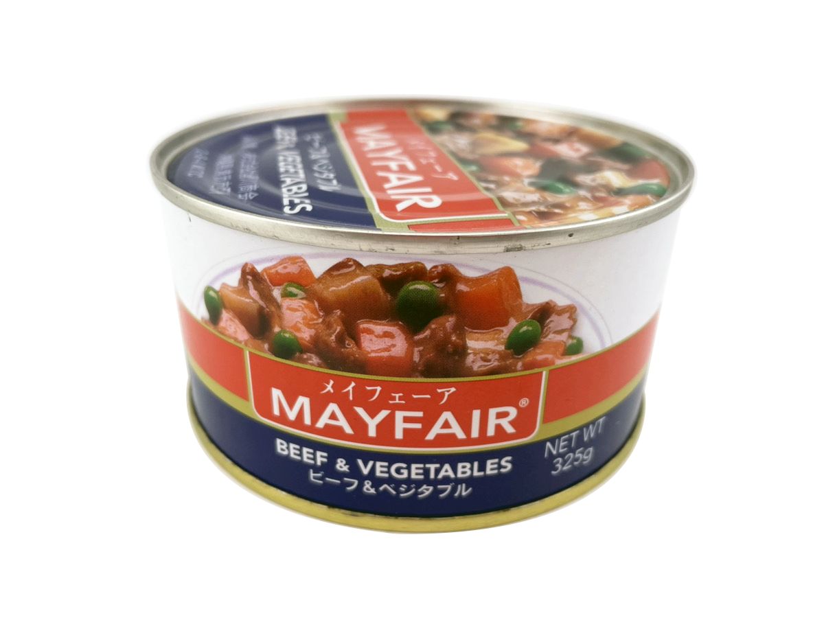 12缶セット ビーフ ＆ ベジタブル ストゥー缶 325g メイフェーア ビーフシチュー カレー リゾット等に