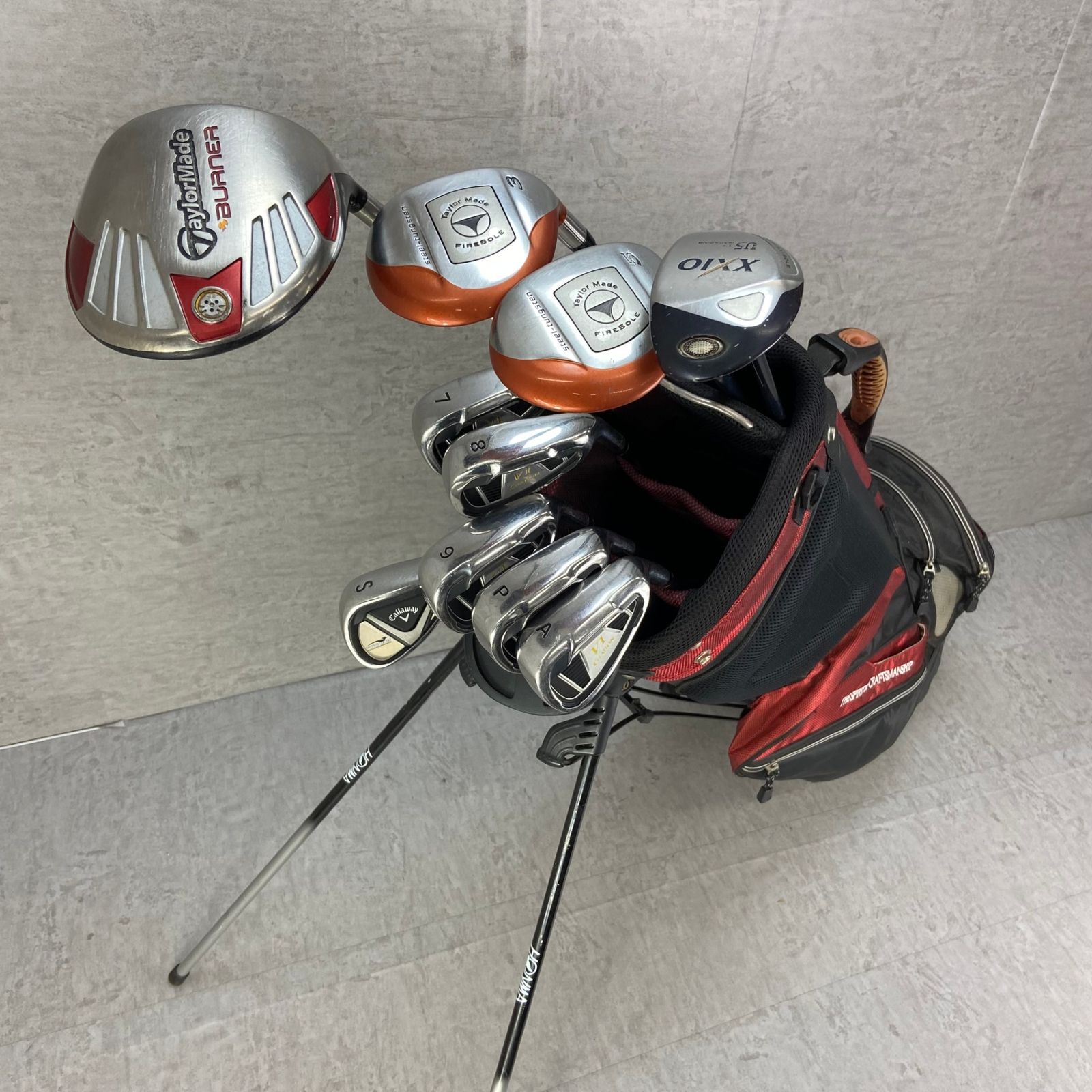 TaylorMade テーラーメイド HONMA ホンマ メンズゴルフ11本セット 右利き用 キャディバッグ 初心者おすすめ 入門用 - メルカリ