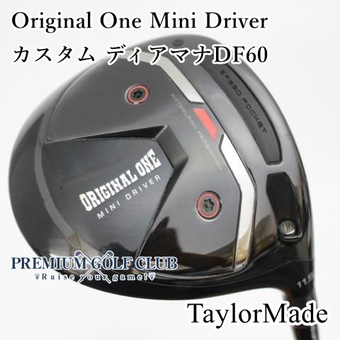 中古】[Bランク] ドライバー テーラーメイド オリジナルワン ミニドライバー Original One Mini Driver/カスタム  ディアマナDF60/S/11.5[8275] - メルカリ